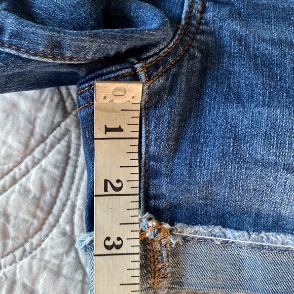 So Low Rise Midi Denim Shorts 7/28 - Picture 6 of 9